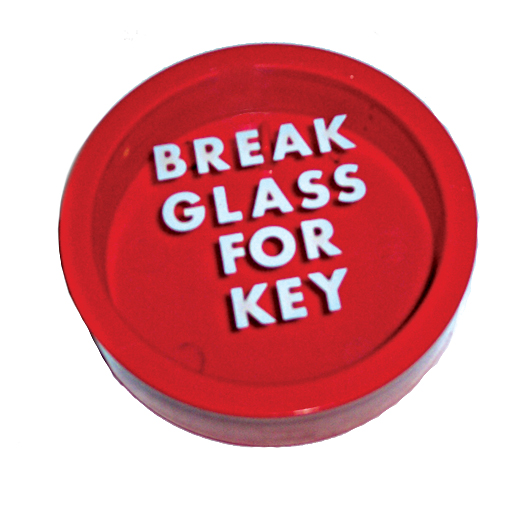 Break Glass Key Box Plastic